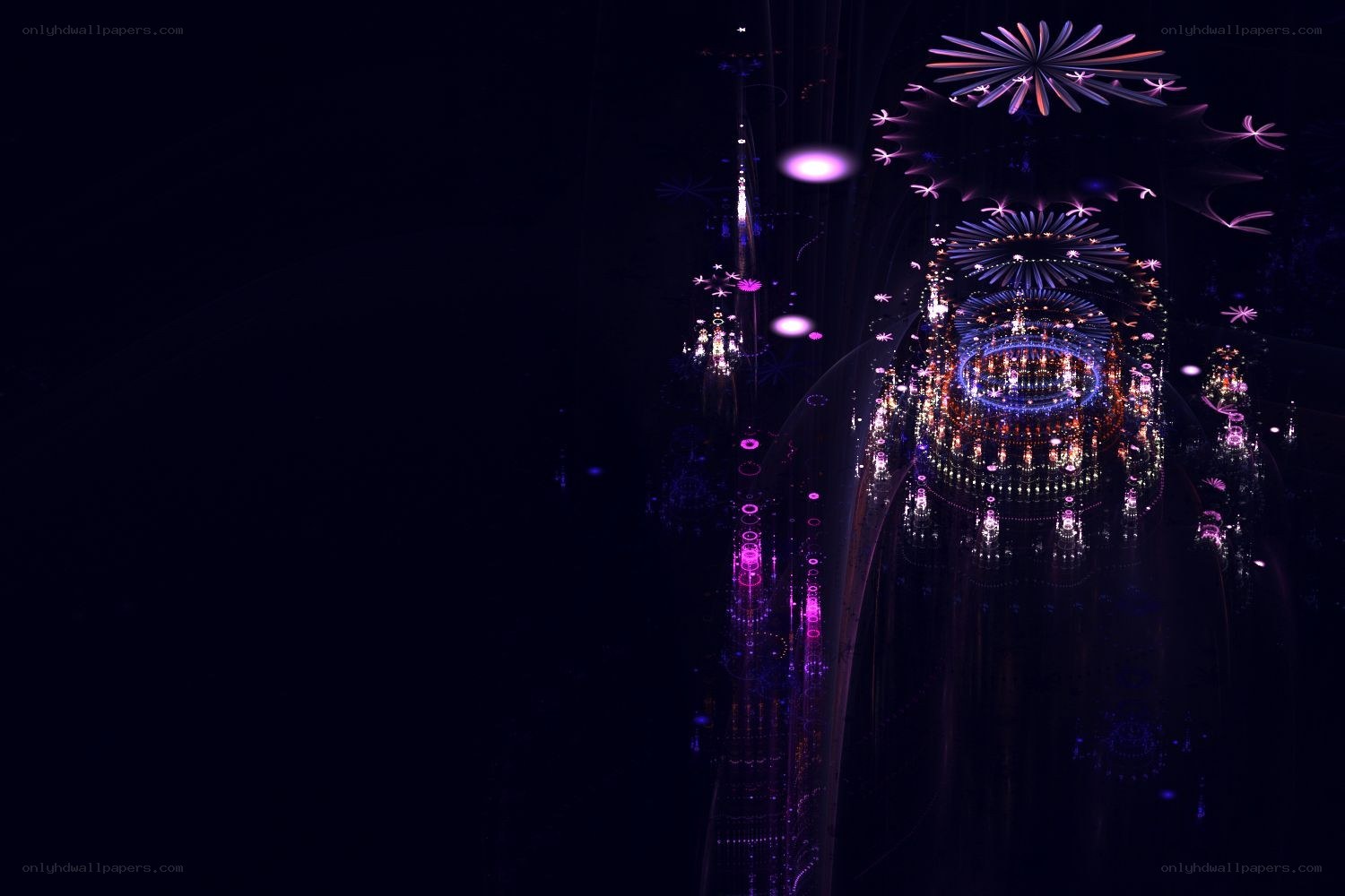 fractal fireworks display