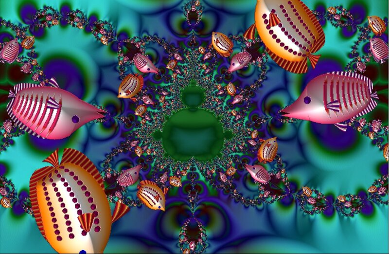 Fractal Fish Pattern