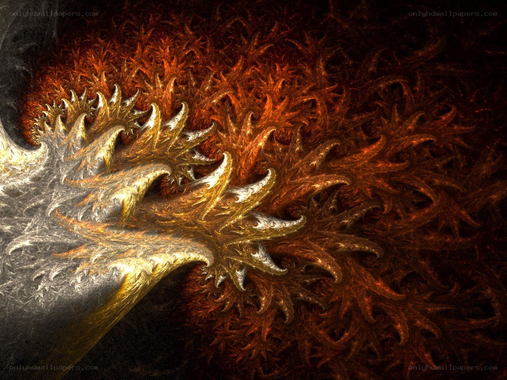 Fractal flame pattern
