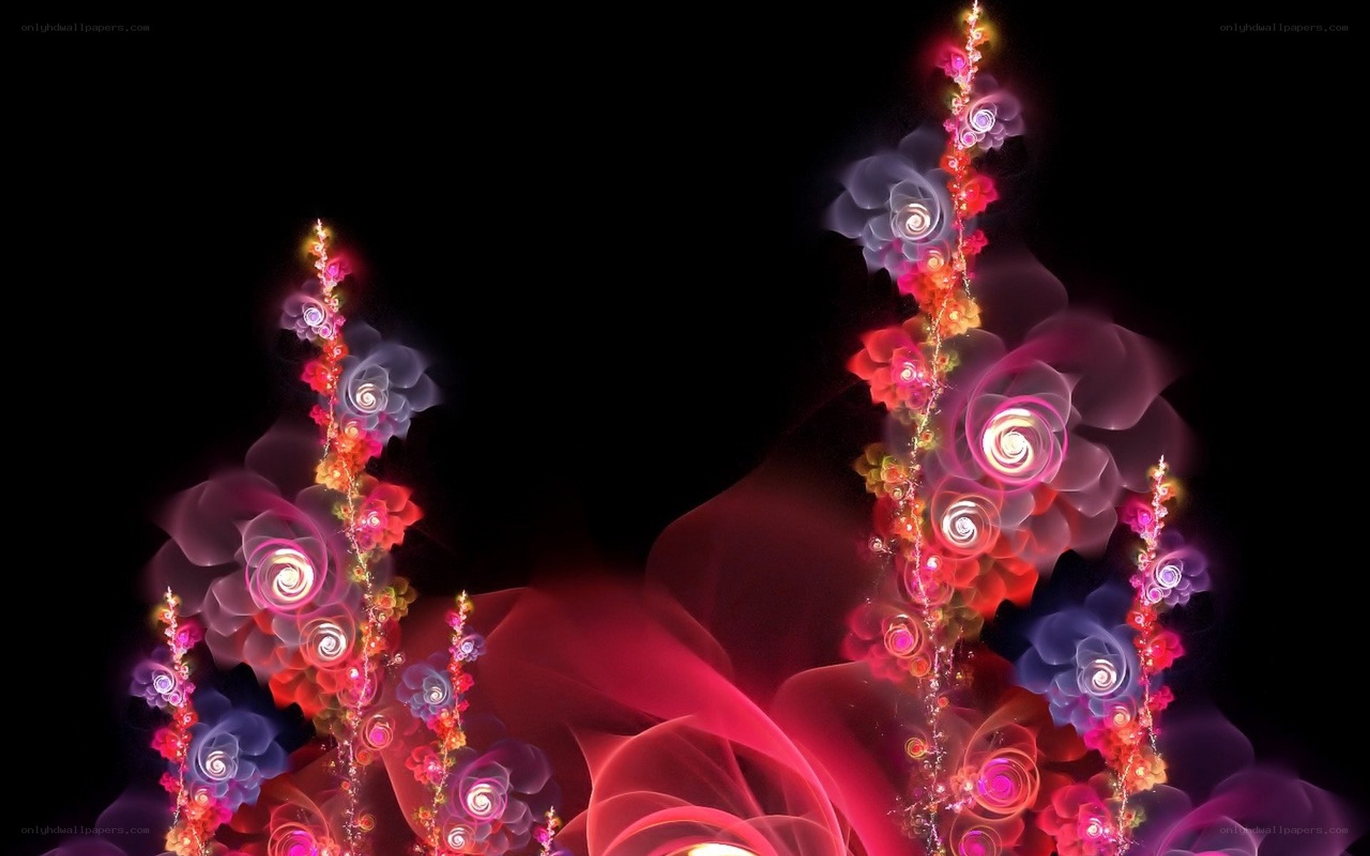 fractal floral art