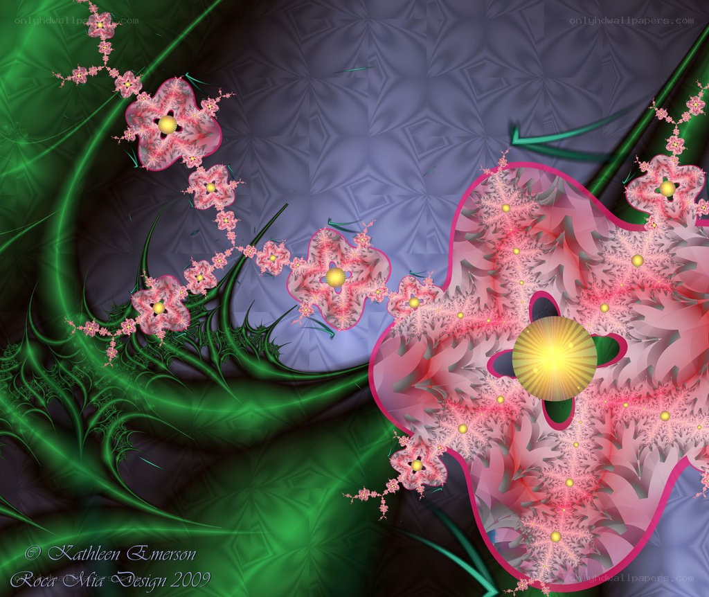 Fractal floral design