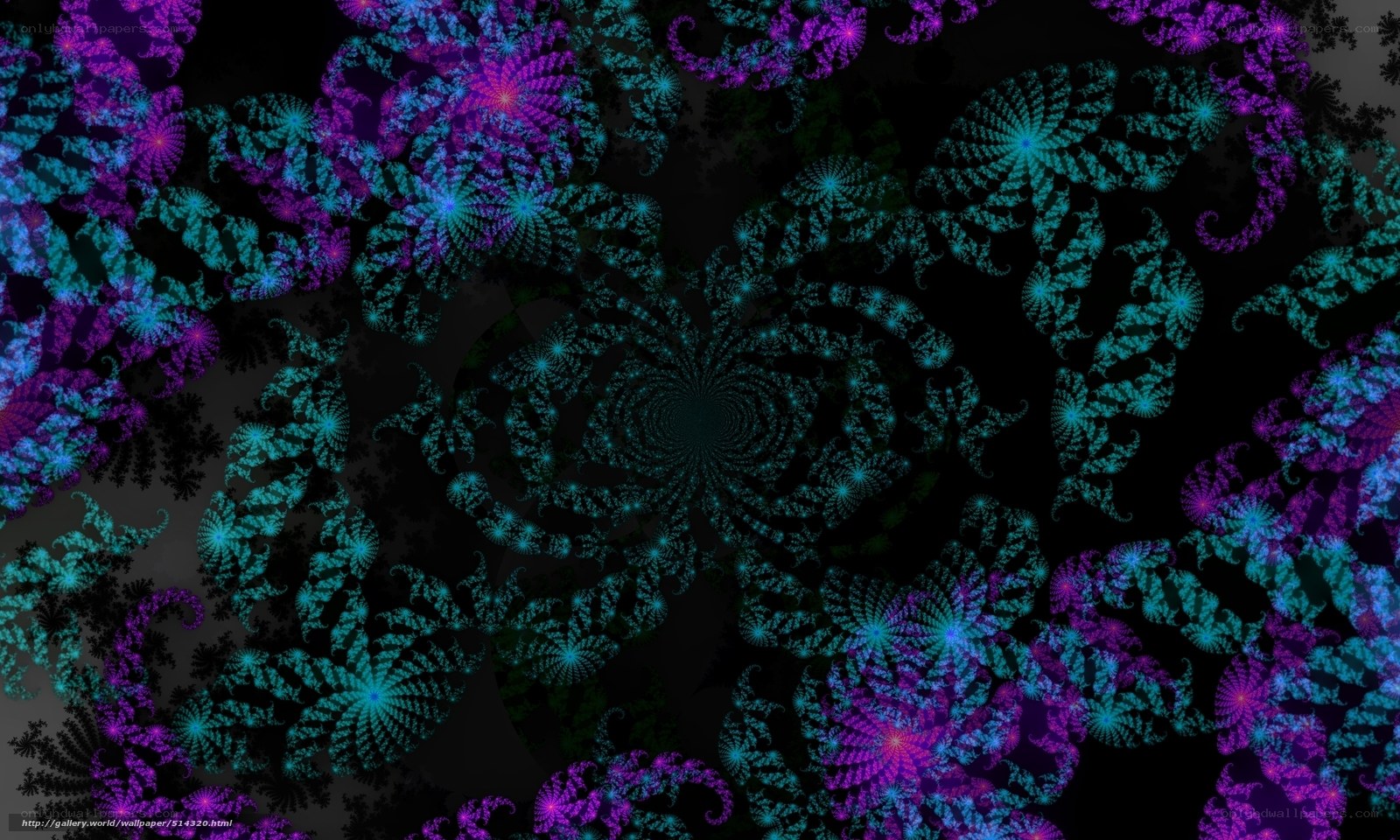 fractal floral pattern