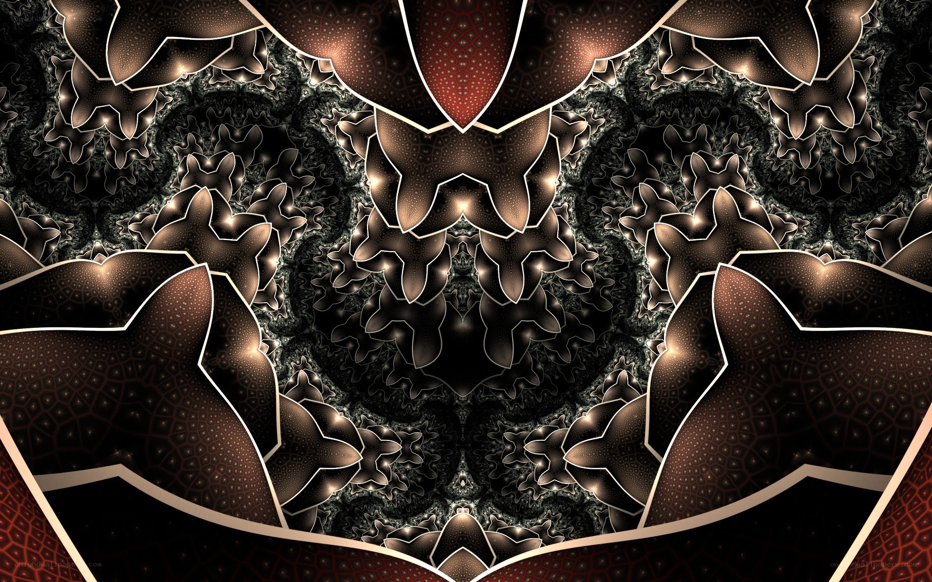 Fractal floral pattern