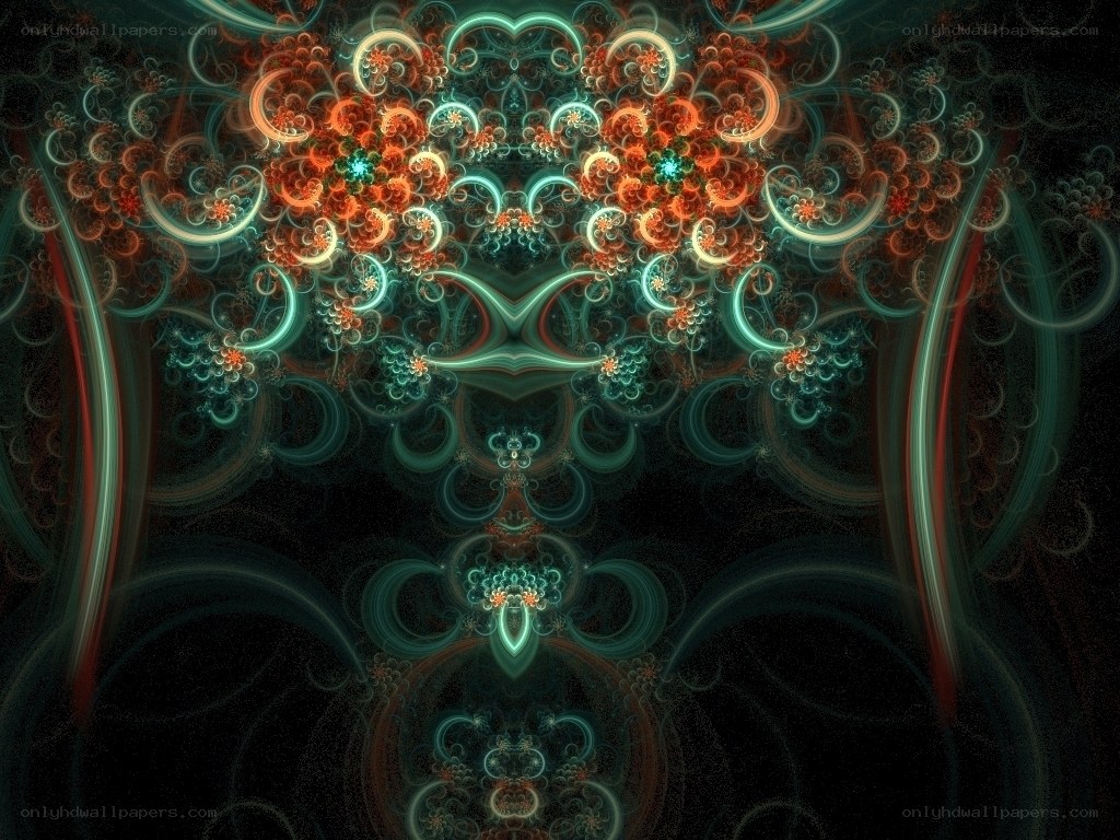 fractal floral pattern