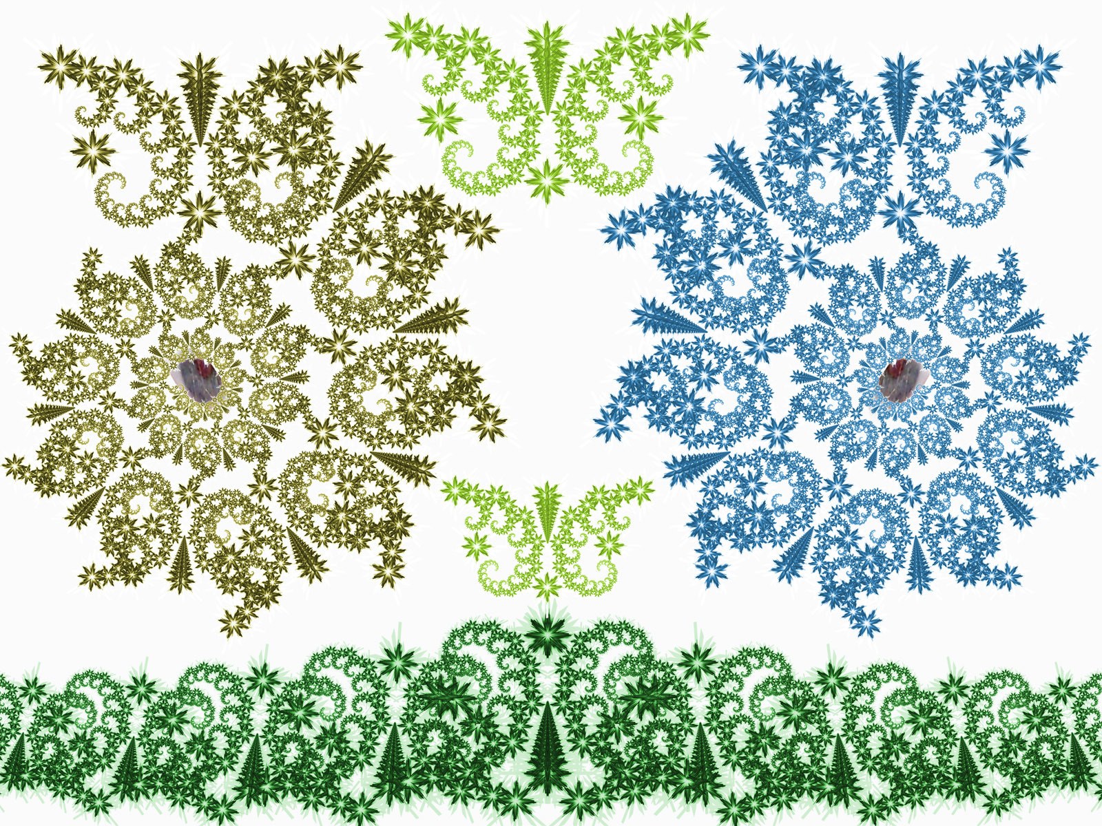fractal floral patterns