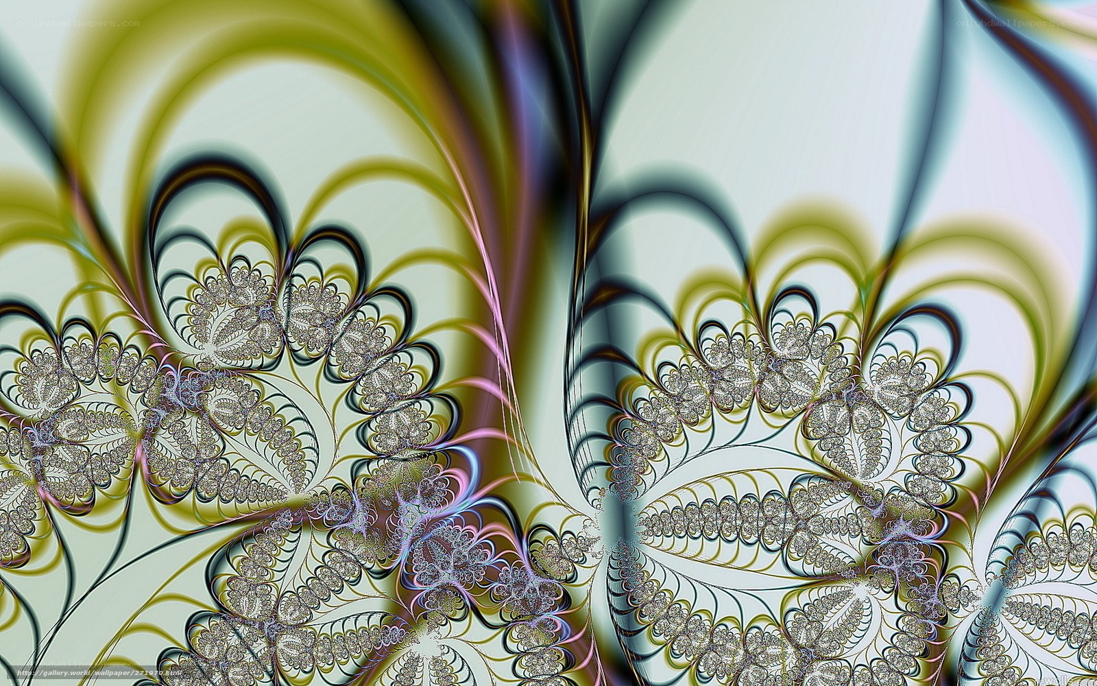 Fractal floral patterns