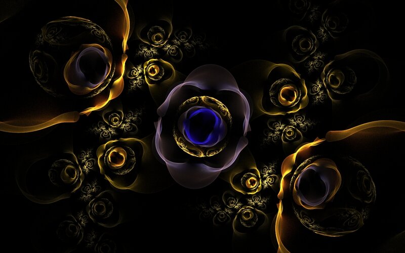 Fractal floral patterns