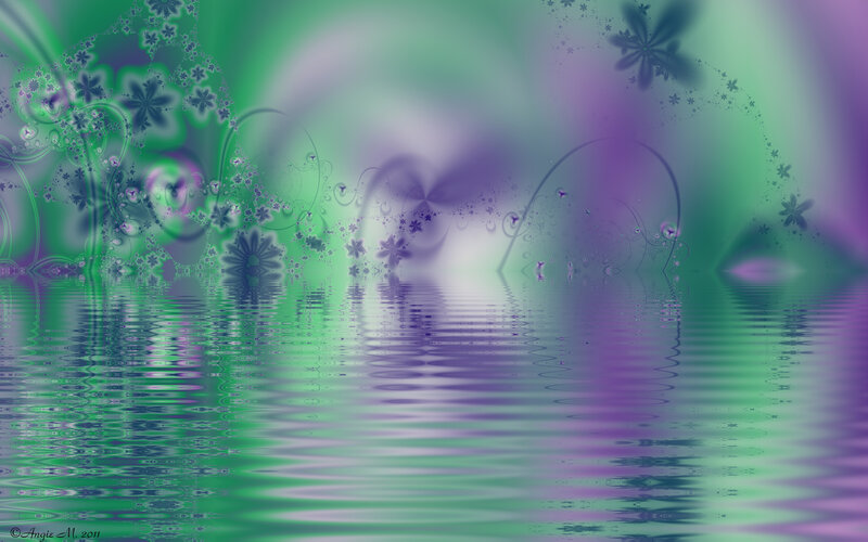Fractal Floral Reflection