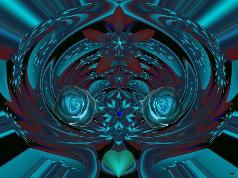 Fractal Floral Tunnel