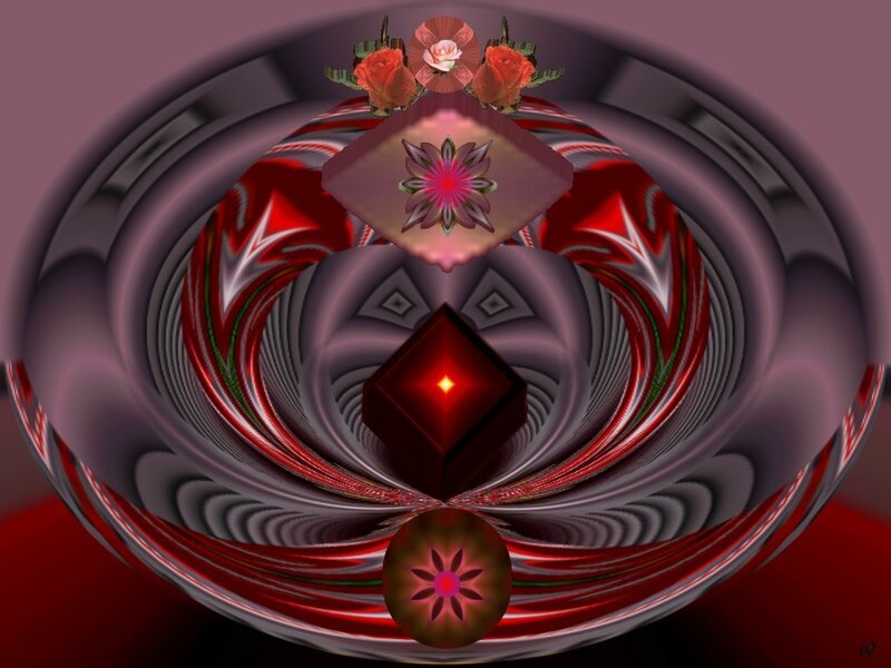 Fractal floral vortex