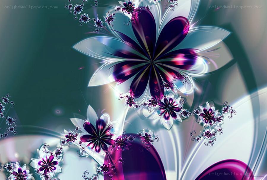 Fractal flower art