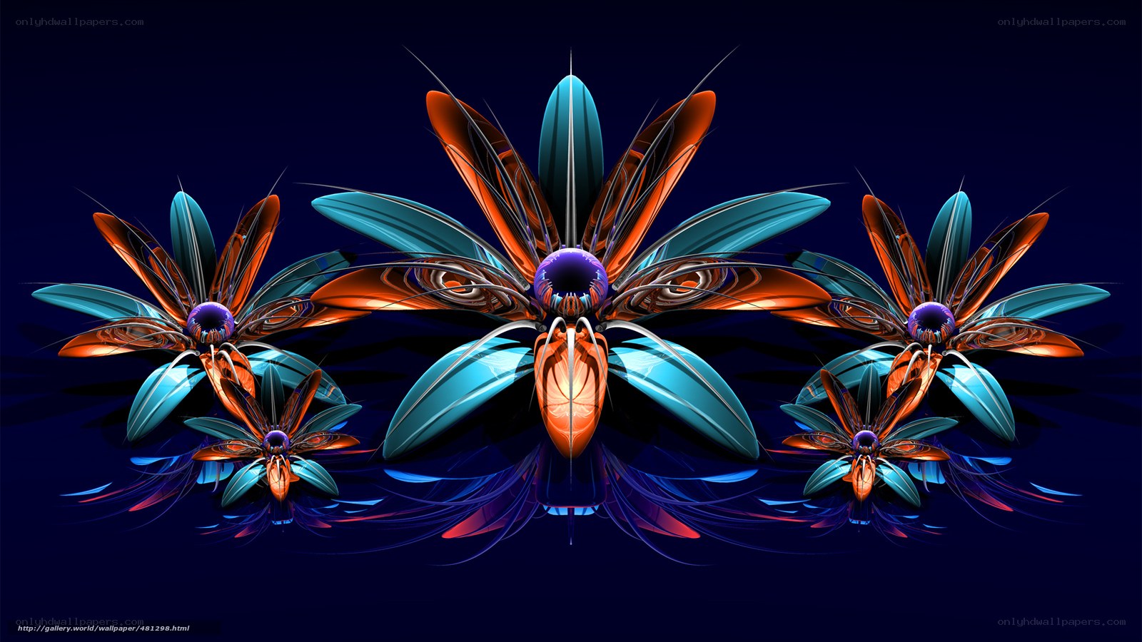 Fractal flower art