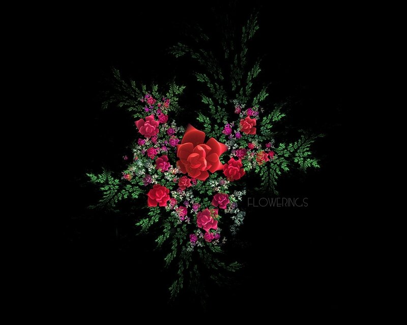 Fractal Flower Bouquet