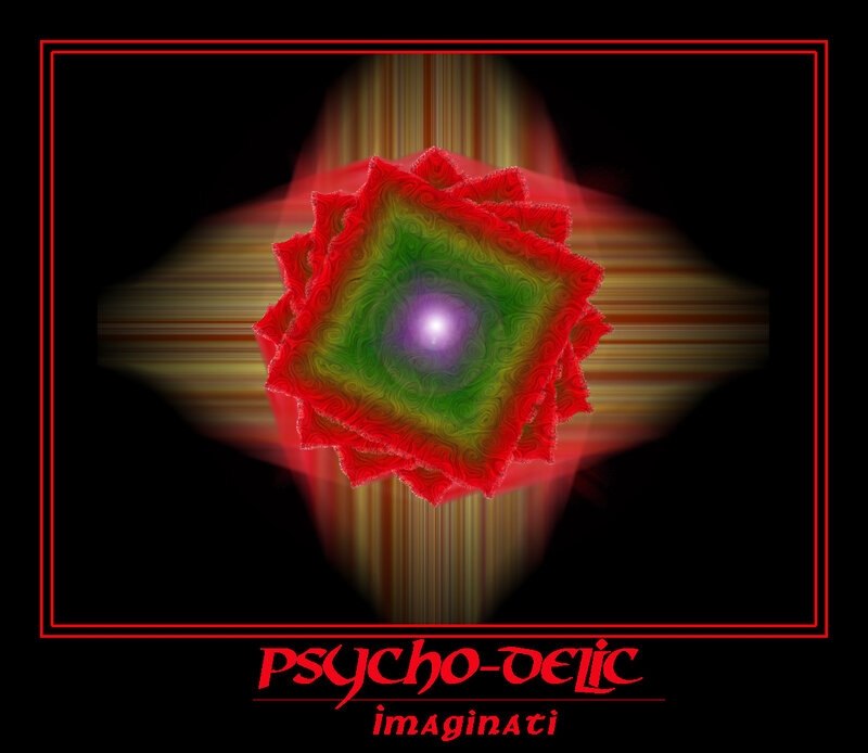 Fractal Flower Design — Red, Hypnotic