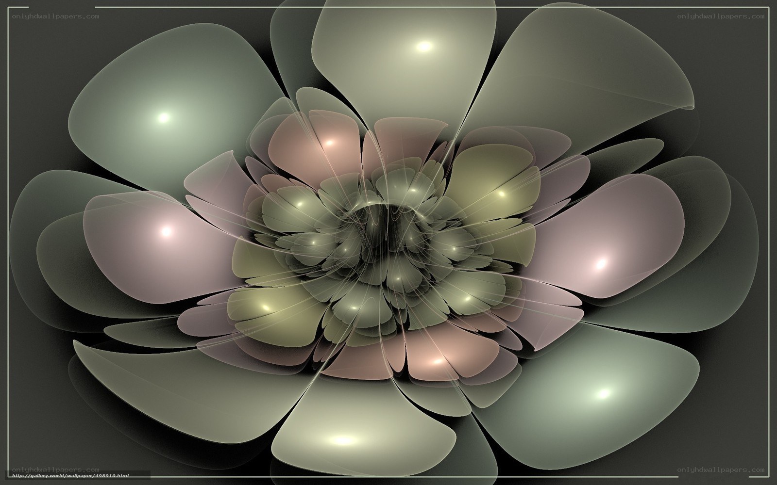 Fractal flower design