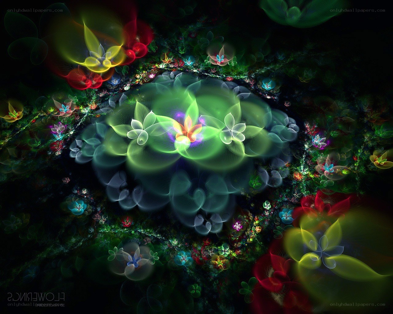 Fractal Flower Garden