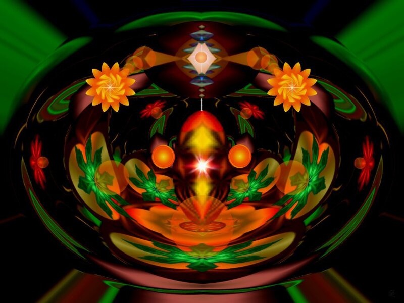 fractal flower mandala