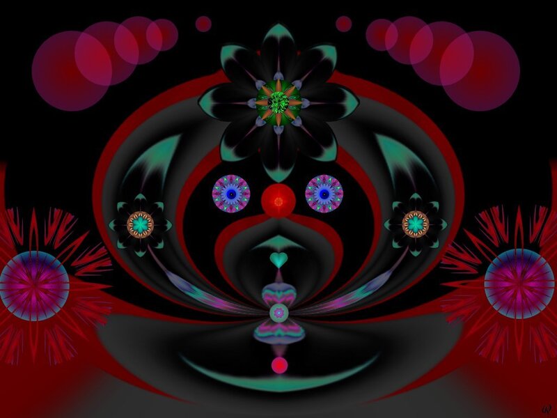 fractal flower mandala