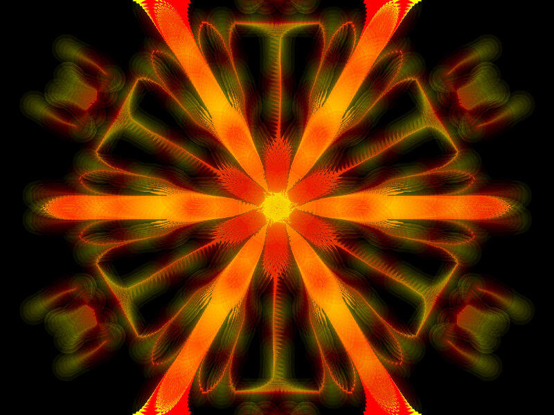 fractal flower pattern