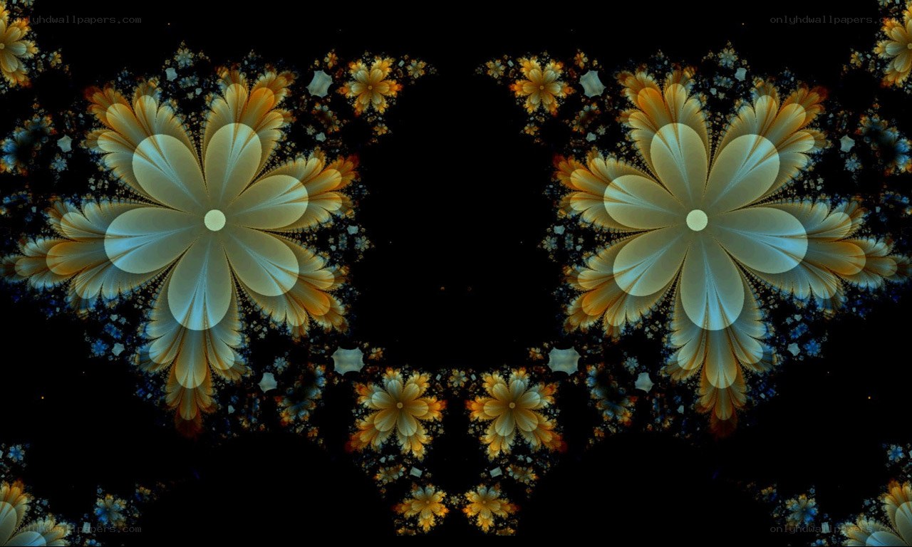 Fractal flower patterns