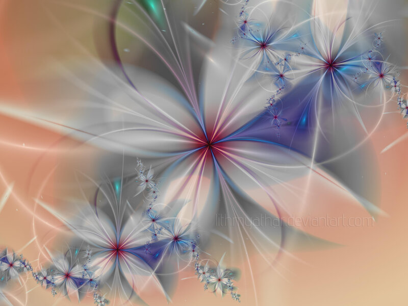 Fractal flower patterns