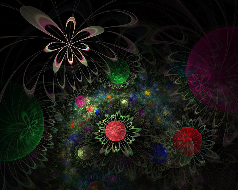 fractal flower patterns