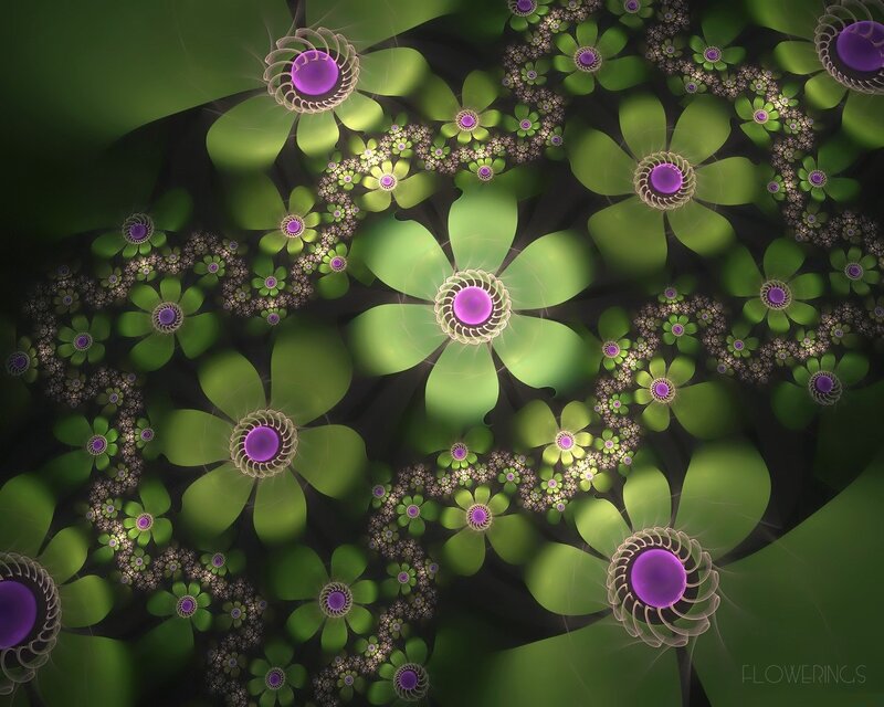Fractal Flower Patterns