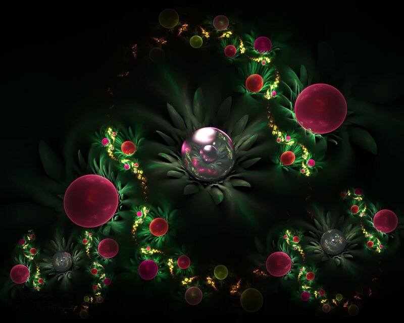 Fractal Flower Rings