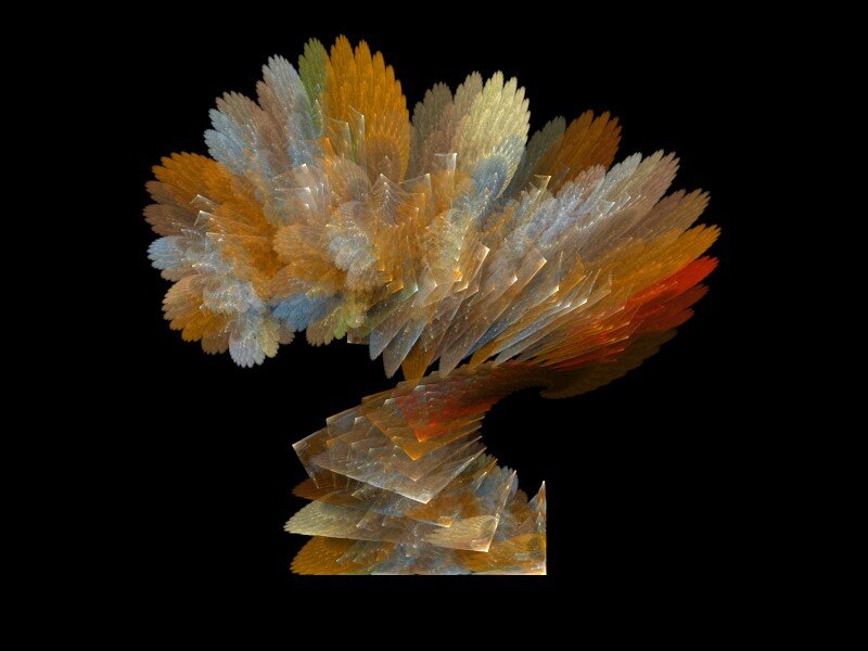 Fractal Flower Sculpture