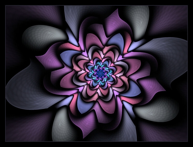 fractal flower spiral