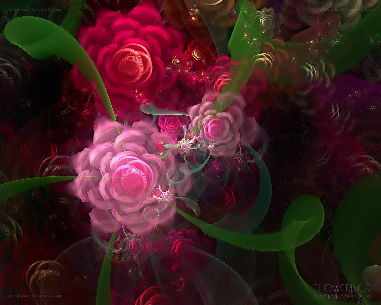 Fractal Flowering Art