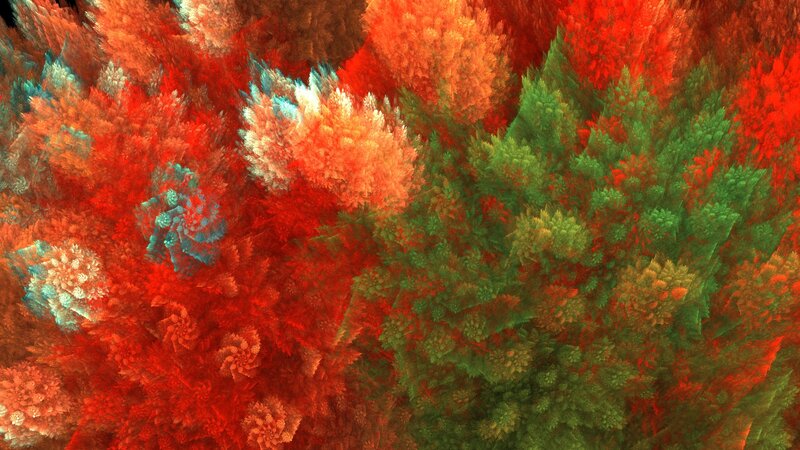 Fractal Forest Pattern