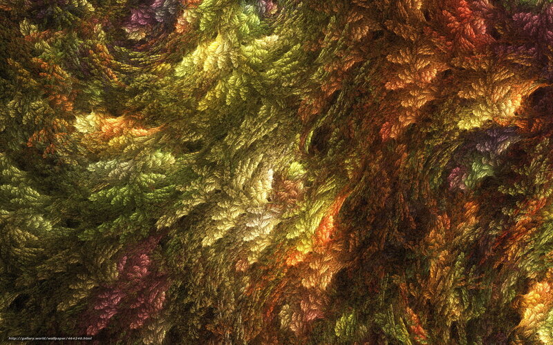Fractal forest texture