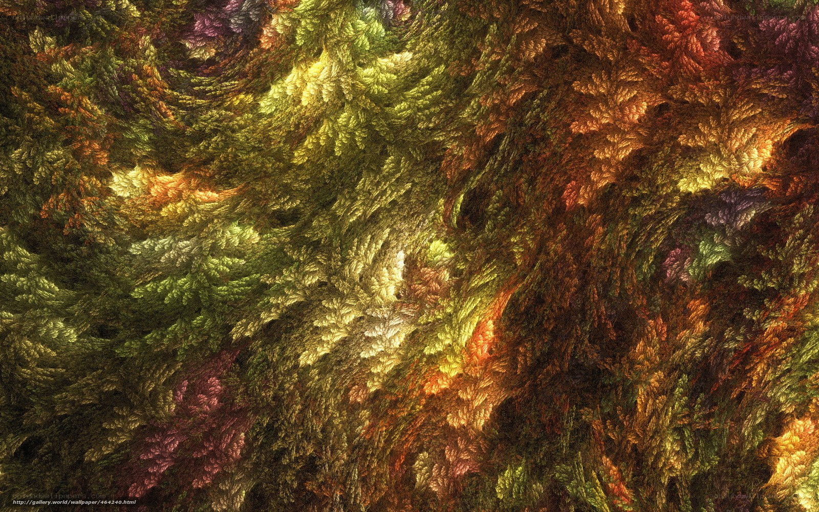 Fractal forest texture
