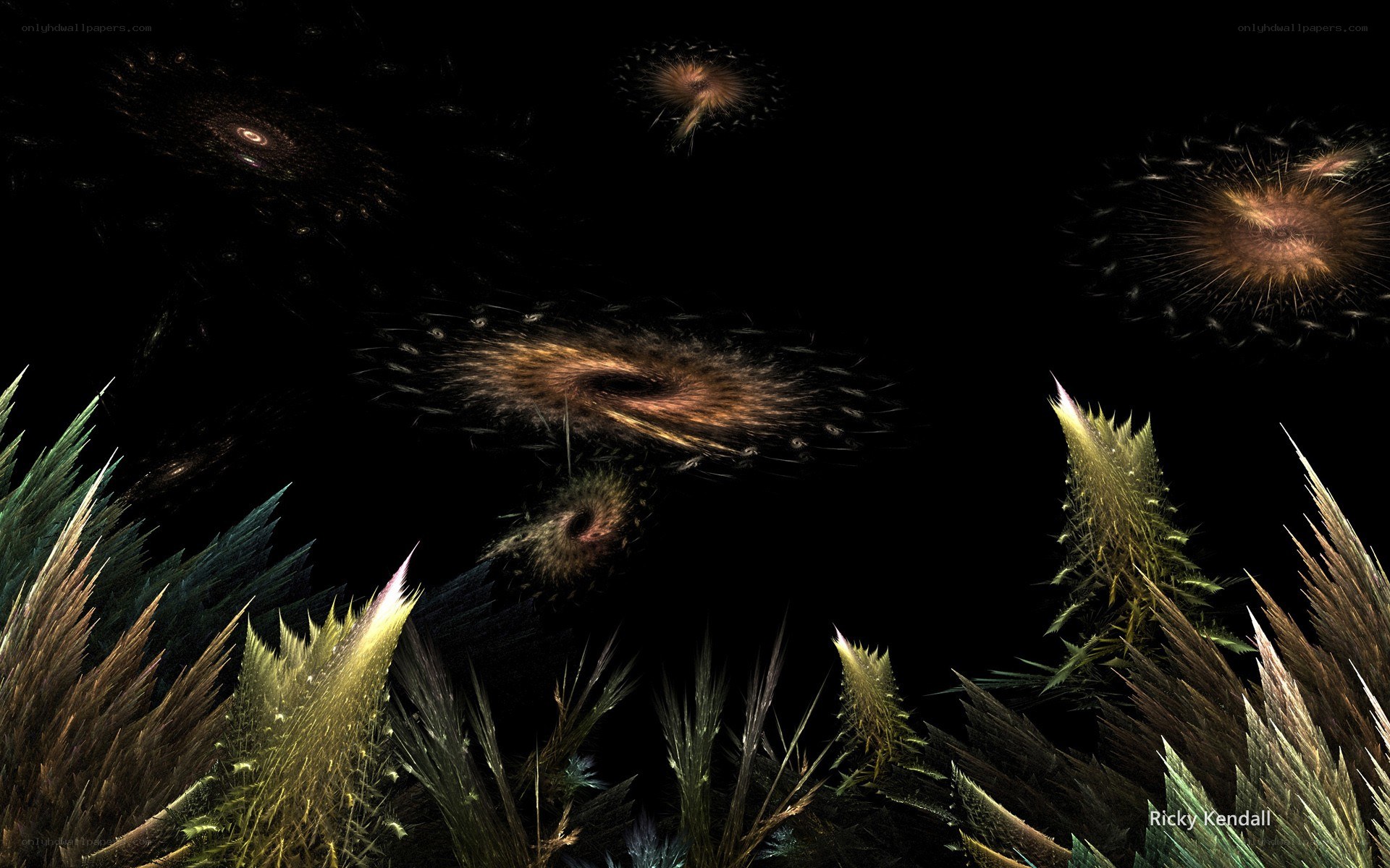 Fractal galaxy landscape