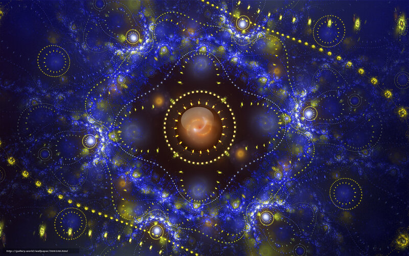 fractal galaxy pattern