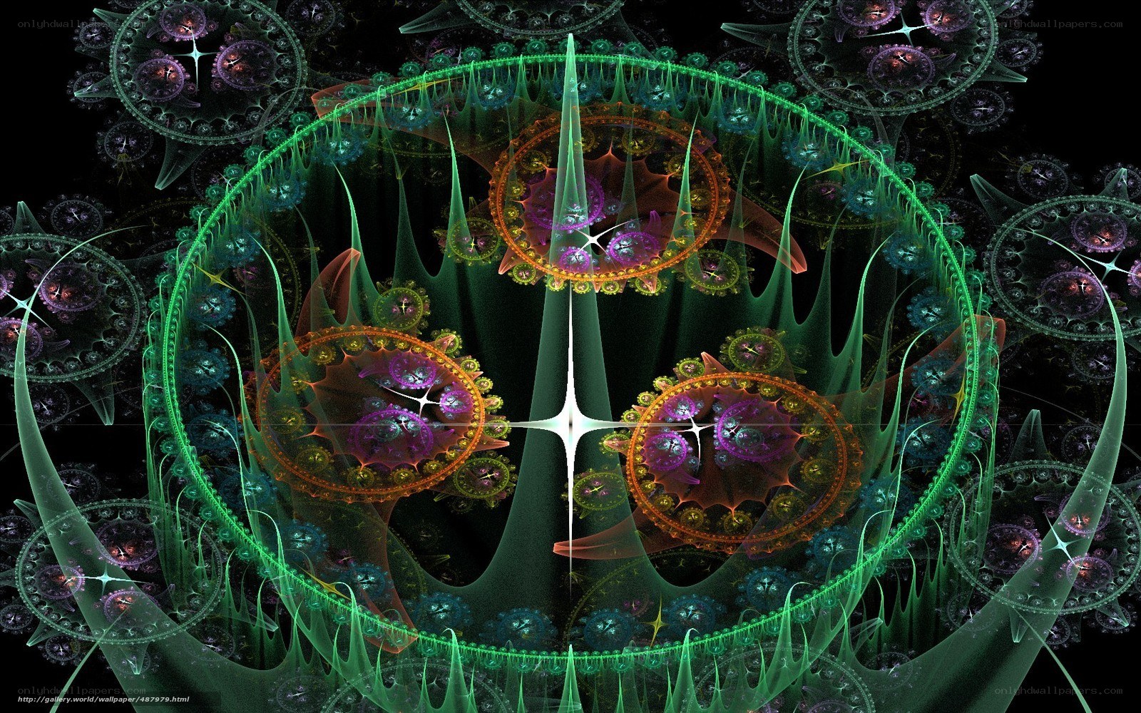 Fractal gear mandala