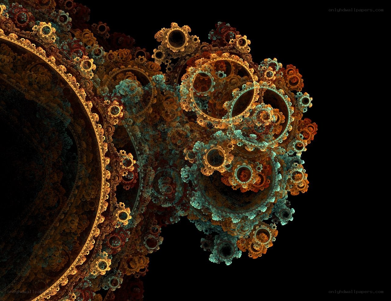 Fractal gear pattern
