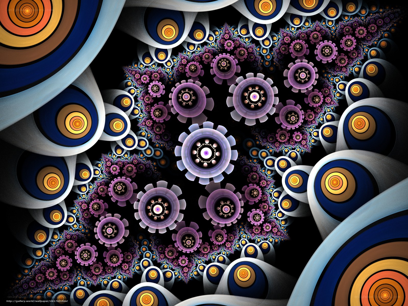 Fractal gear pattern