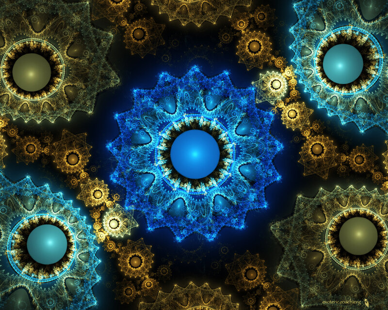 Fractal gear patterns