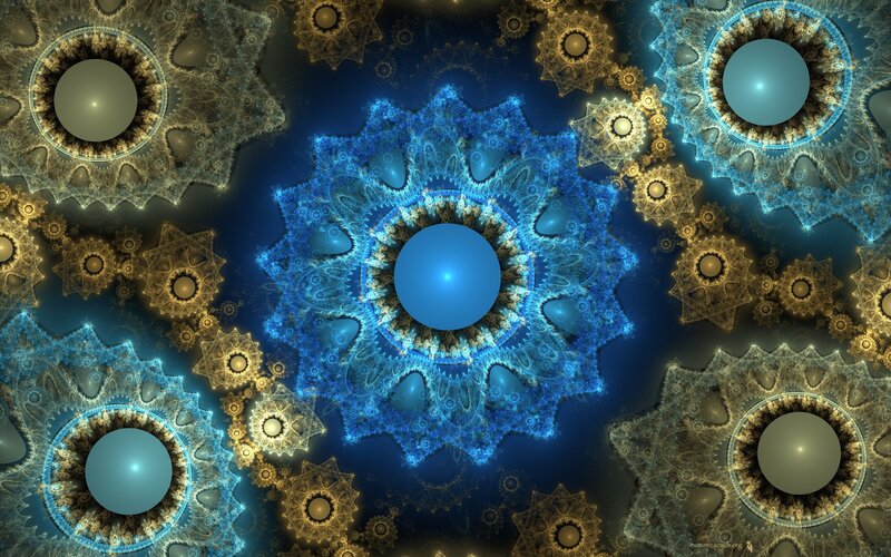 Fractal gear patterns