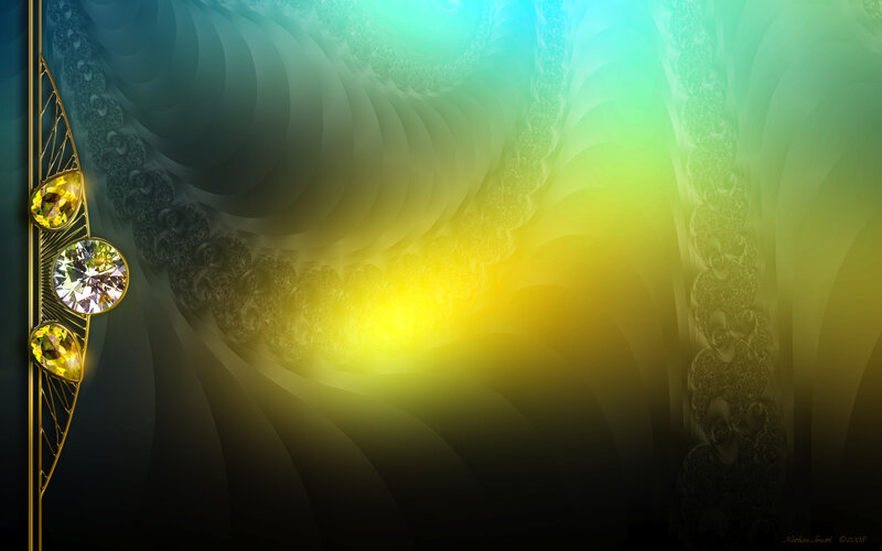 Fractal Gem Design — Yellow