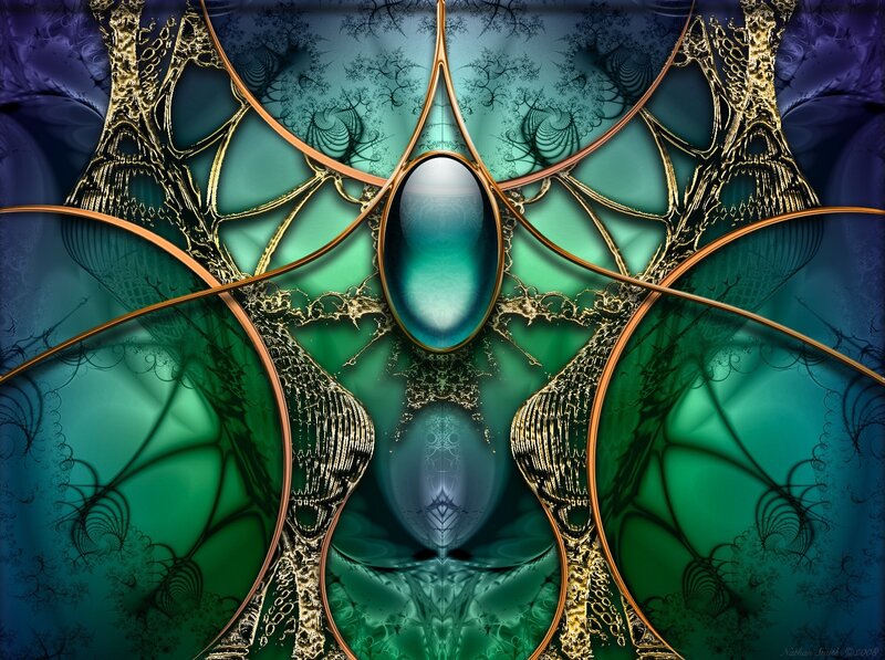 Fractal gemstone design
