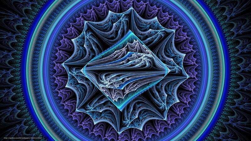 Fractal geometric mandala