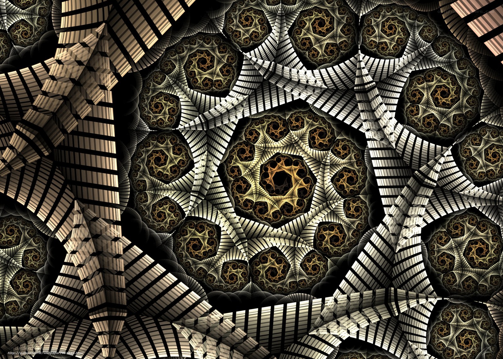 Fractal geometric pattern