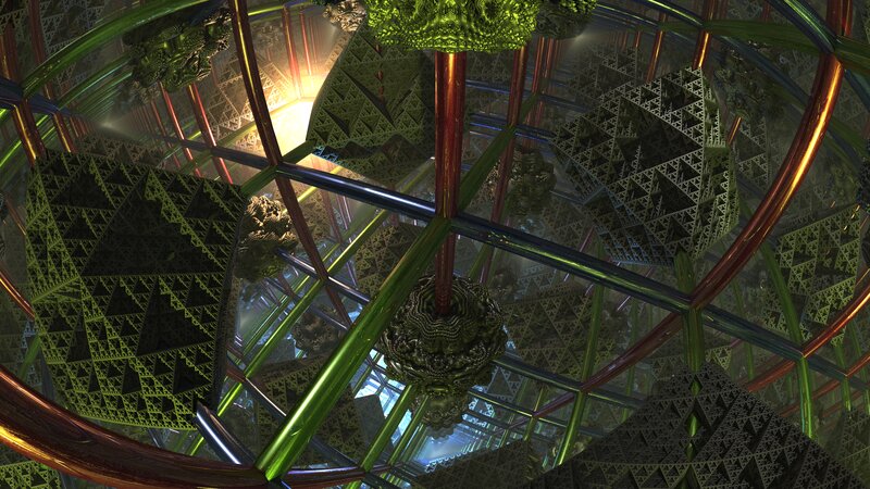 Fractal Geometric Structure — Green, Complex