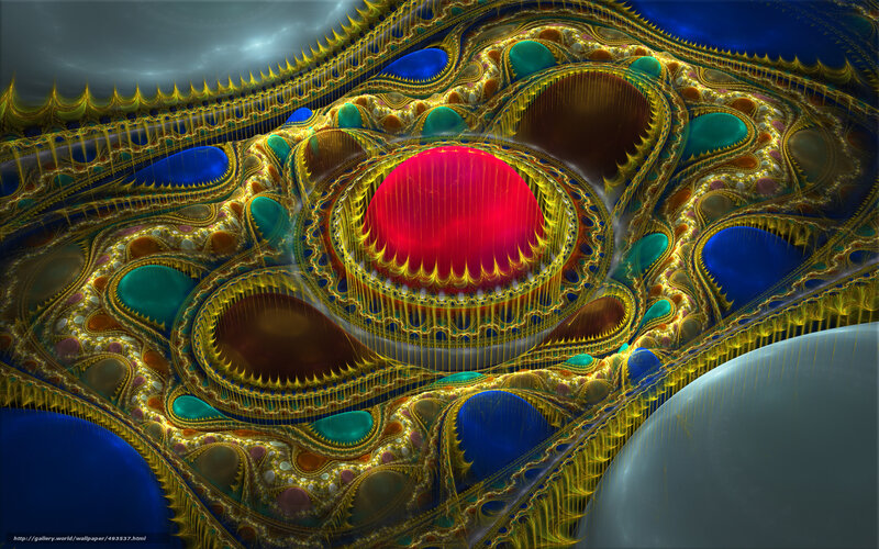 Fractal Geometric Structure — Yellow
