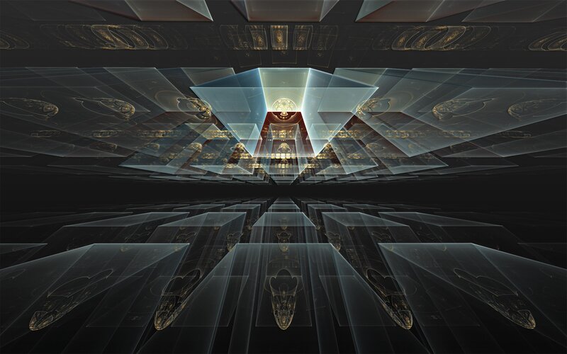 fractal geometric tunnel