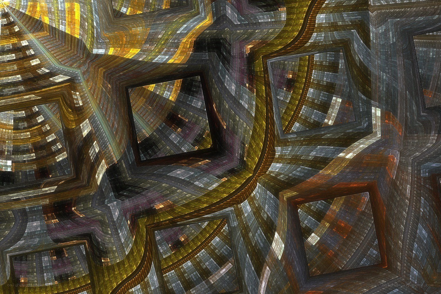 Fractal geometric tunnel