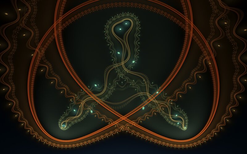 Fractal Glowing Lines
